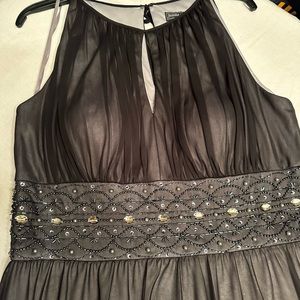 Jessica Howard formal, long dress. Beaded at the waist. Size 14
